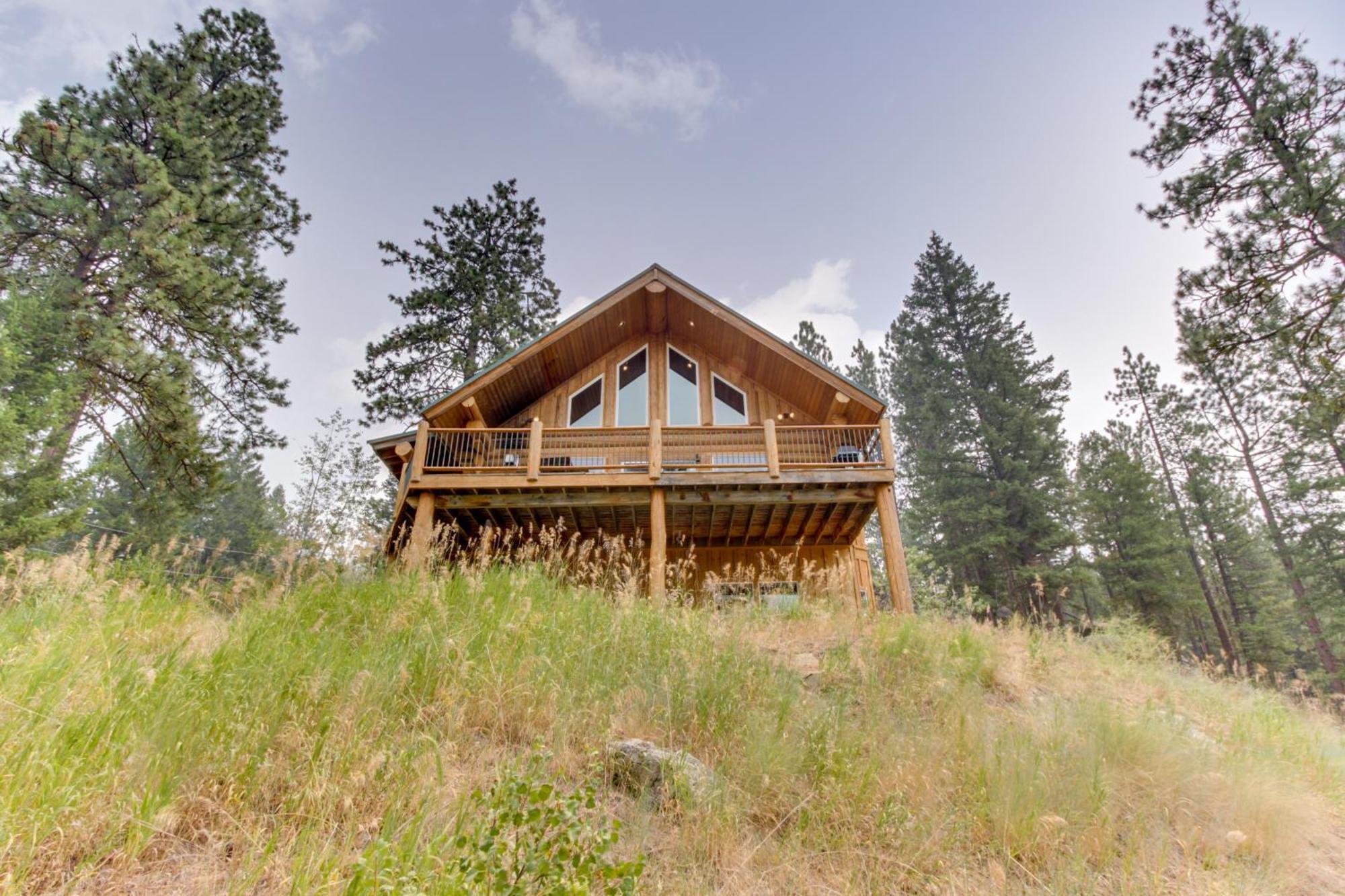 Cascade Lakeview Log Cabin Exteriör bild